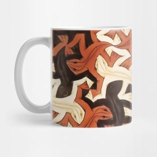 Art Deco Geckos Bali Tessellation Camouflage Mug